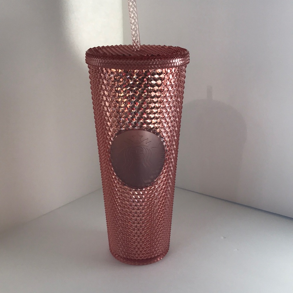 Starbucks Studded Rose Gold Tumbler